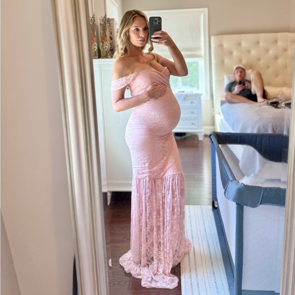 Sew Trendy Bella High-End Maternity Gown (worn once)
